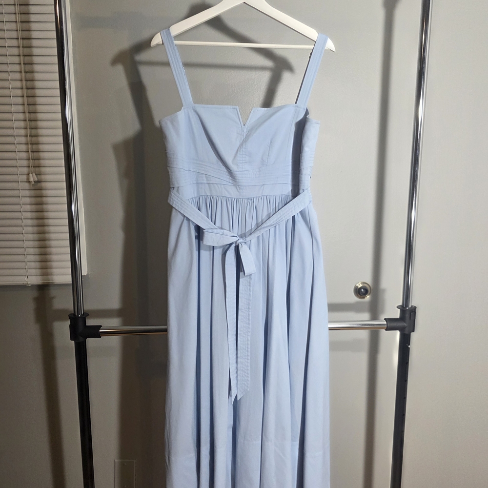 Cinq à Sept Sky Blue Maxi Dress with Belt